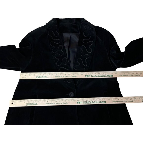 Vintage de Ball Velvet Coat Womens S Used Lined - Picture 11 of 15